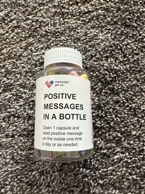 Positive Messages in a Bottle — Message Pill Co.